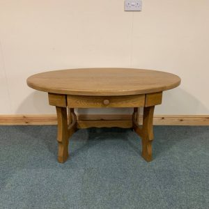 Extra Large, Oak, Oval Coffee Table. (CT107)
