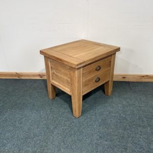 Small, Square, Double Sided, Vancouver, Solid Oak, Coffee Table. (O183)