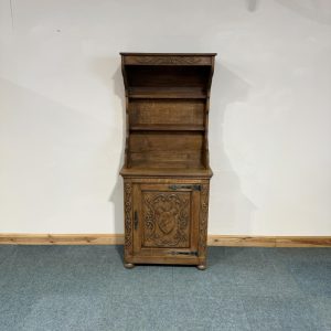 Small, Carved Oak, Dresser. (D144)