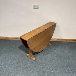 Large, Ercol, Solid Elm, Drop Leaf Table. (T115)