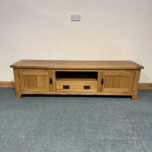 Extra Wide, Oak, Standard TV unit. (TV269)
